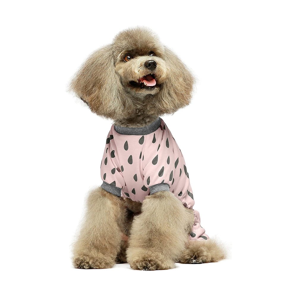 100% Cotton Raindrops Dog Pajamas