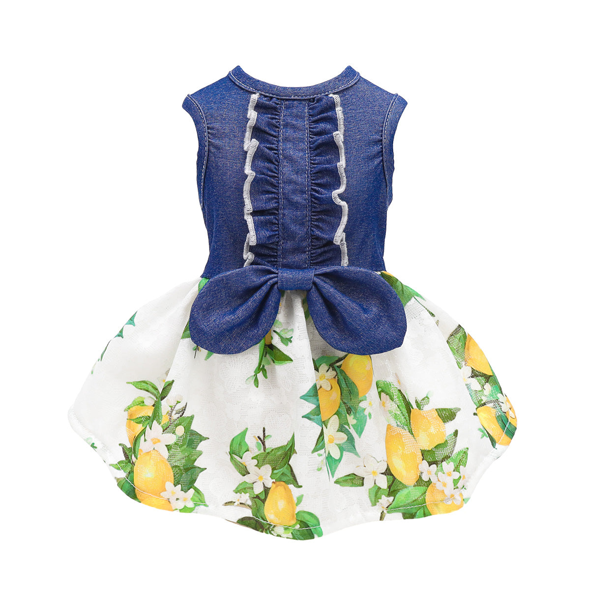 Amazon.com : Dog Dress Cute Outfit Vest Soft Breathable Denim Dress  Bow-Knot Puppy Clothes Dog Kitten Tutu Outfit Jean Dress for Small Medium  Dogs Girls Chihuahua Summer Dog Clothes Butterfly Denim Skirt