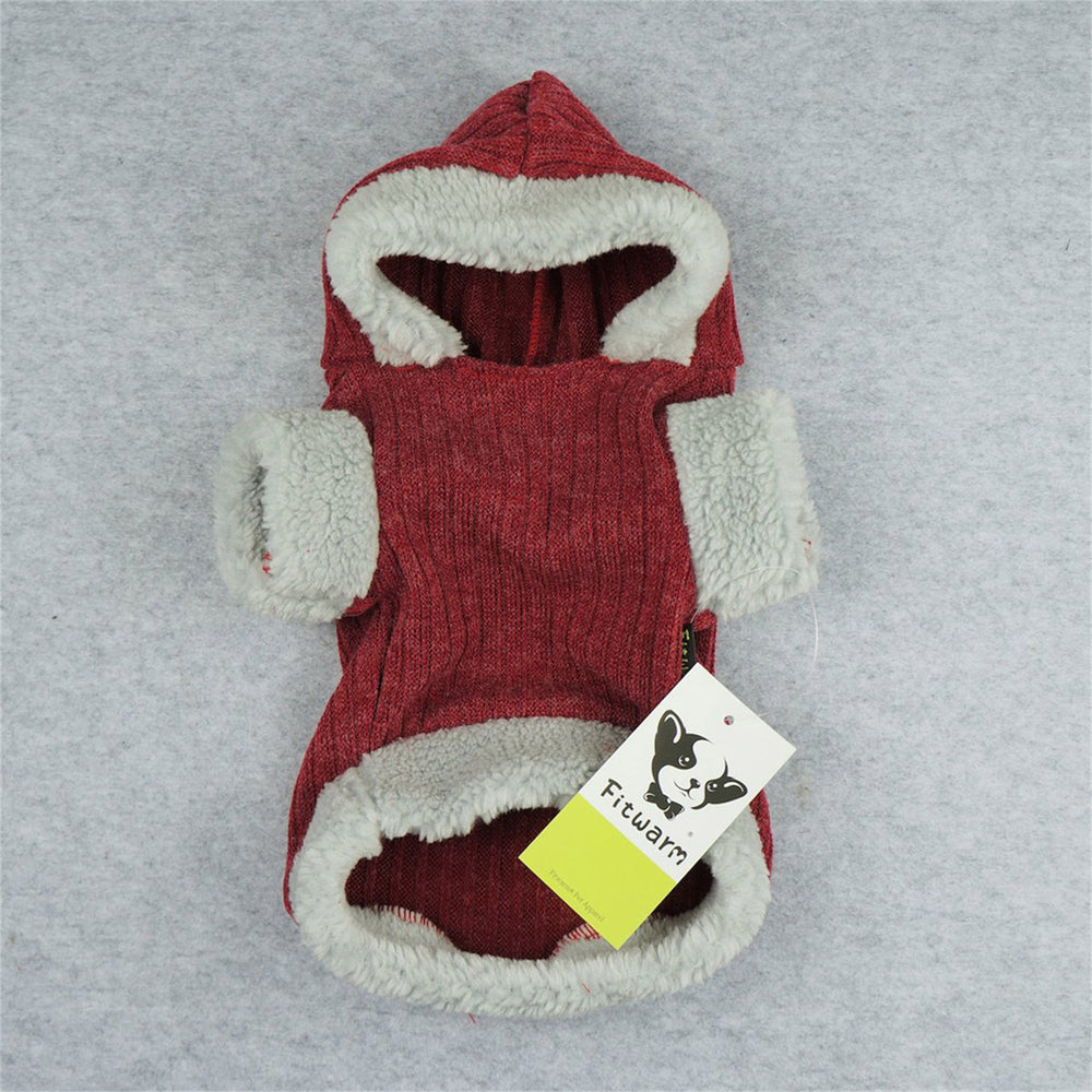 Knit dog clothing