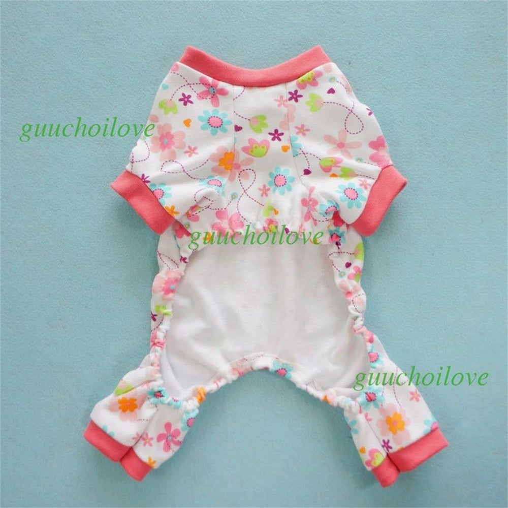 Flower Pink dog clothing