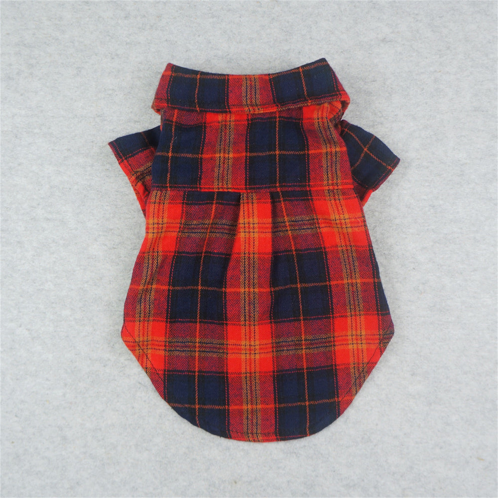 Plaid + Wedding Bowt shirts for dogs